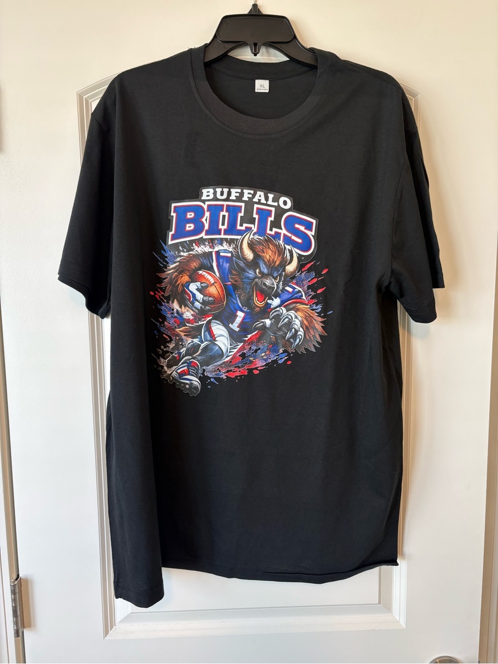 Brand new Buffalo David Bitton Black Graphic Bills Mascot Tee Mens XL
